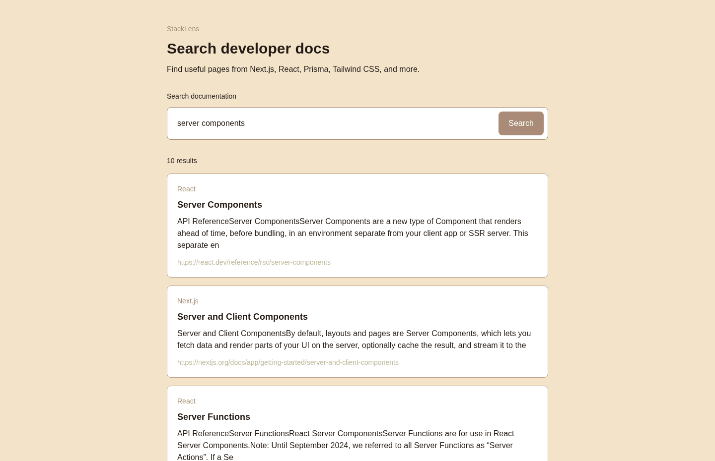 StackLens preview